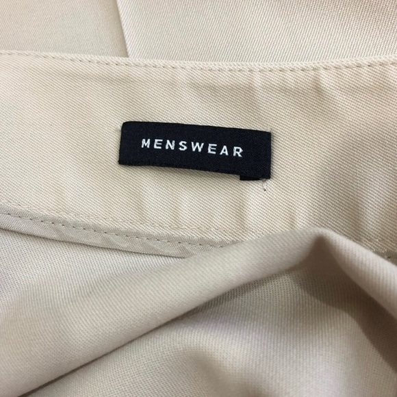 Lafayette 148 New York Tan Wool Menswear Pants - Picture 4 of 4